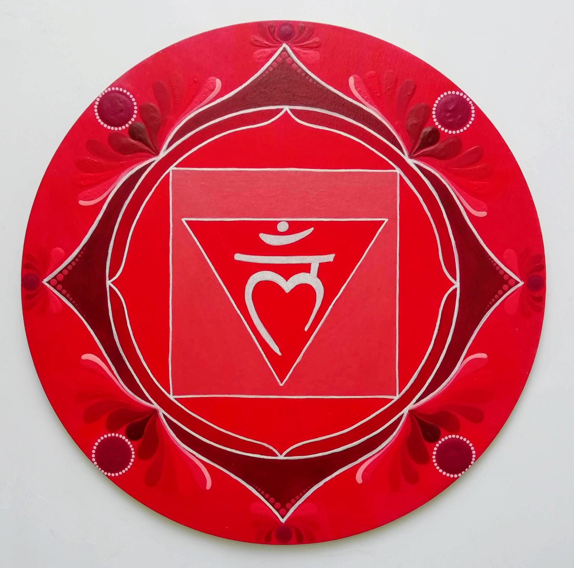 Wurzelchakra Mandala von PoudyART